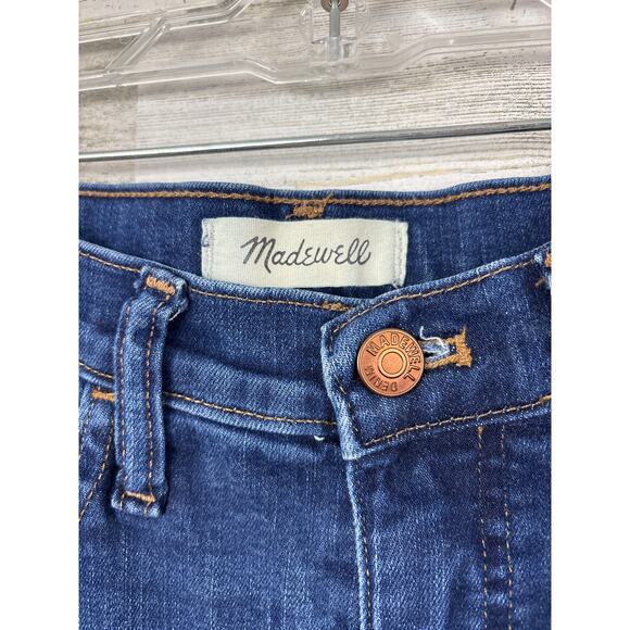 Madewell Women’s 26 Mid-Rise Skinny Blue Denim Jeans Medium Wash Zip Fly - Picture 3 of 7